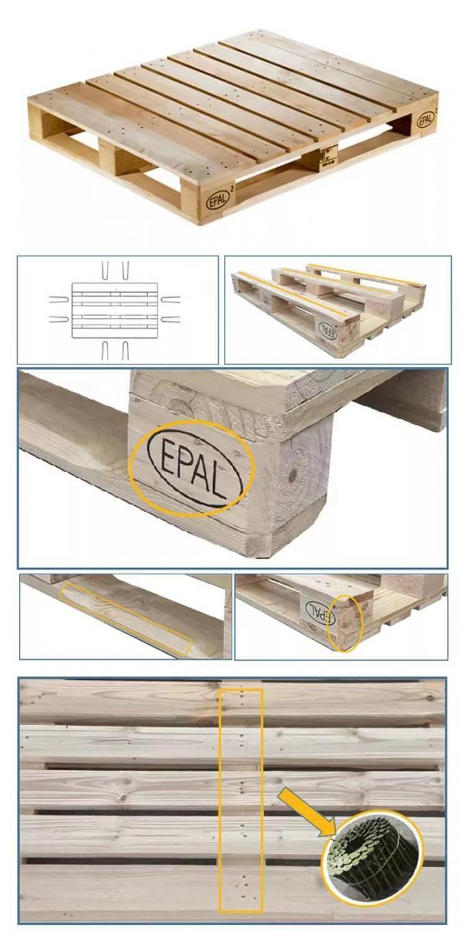 Moisture Disinfection Fumigation-Free Plywood Pallet Wood Tray Card Board to Counter Forklift Plywood Pallet