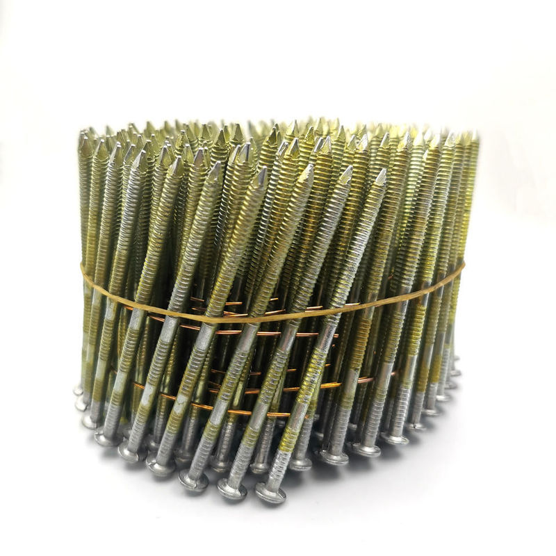 1/4 Drutu Nail Galwanizowany Nail Coil 0.099 & Prime Painted Palet Coil Nail