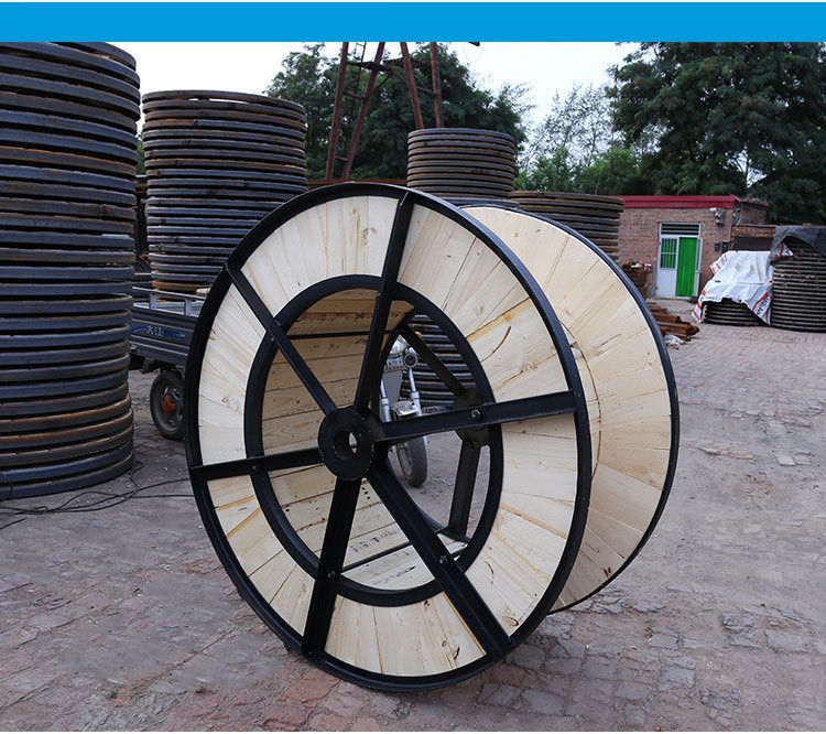 HF Giant Wooden Cable Spool Industrial Wooden Spool For Cable Spools Cable Reels