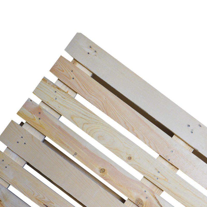 48X40 Pallet drewniany spumikowany 4-stronny typ wejścia Pallet drewniany sosnowy