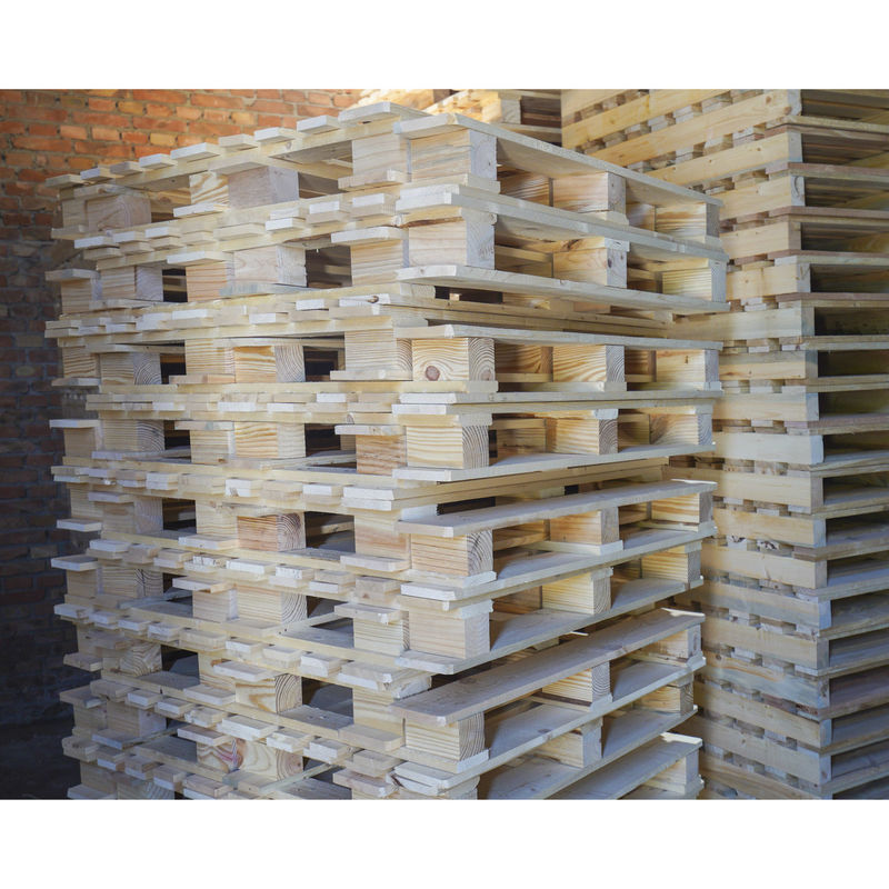 Palety drewniane poddane obróbce cieplnej Plywood Euro Standard Palety do przechowywania transportu