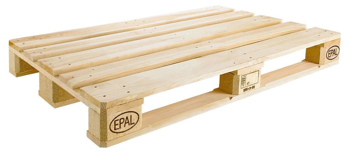 Logistyka Przechowywanie Ispm Pallety poddane obróbce cieplnej Cztery strony w widelec Drewniane palety euro