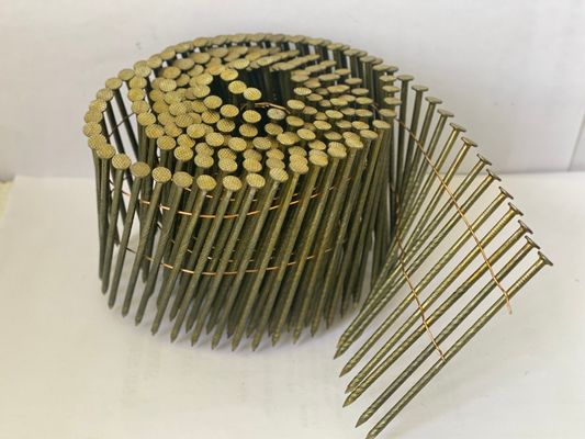 Dobra cena Żółte zgalwanizowane gwoździe do konstrukcji palet w Internecie