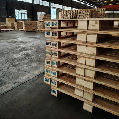 Dobra cena Palety drewniane 4-drogowe Palety ładunkowe jednokierunkowe 1200 x 1000 mm do transportu magazynowego w Internecie